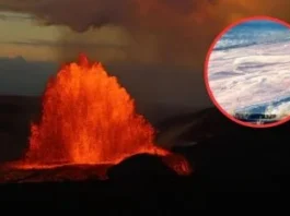 Erupciones de 220 metros y lava tocando el mar: así fue el impresionante espectáculo visual del volcán Kilauea