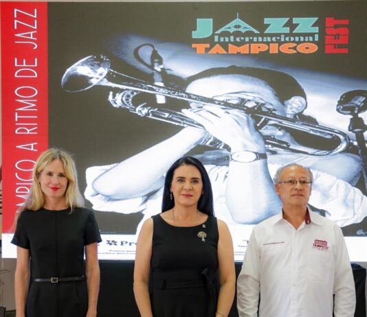 Impulsa Mónica Villarreal la proyección internacional de Tampico a través del Festival del Jazz